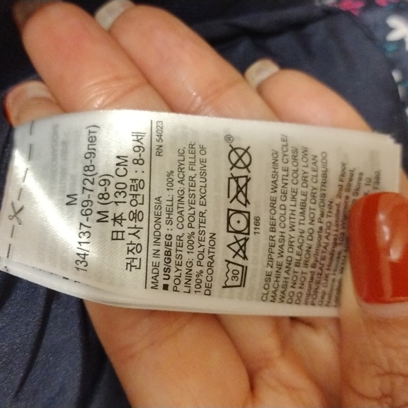 Gap Floral Puffer Vest Size Medium - Picture 4 of 10